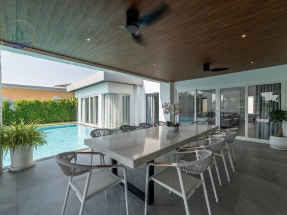 Ultra-luxury villa for sale Pattaya, Siam Royal View pool villa, Villa Melina, ocean view property Pattaya