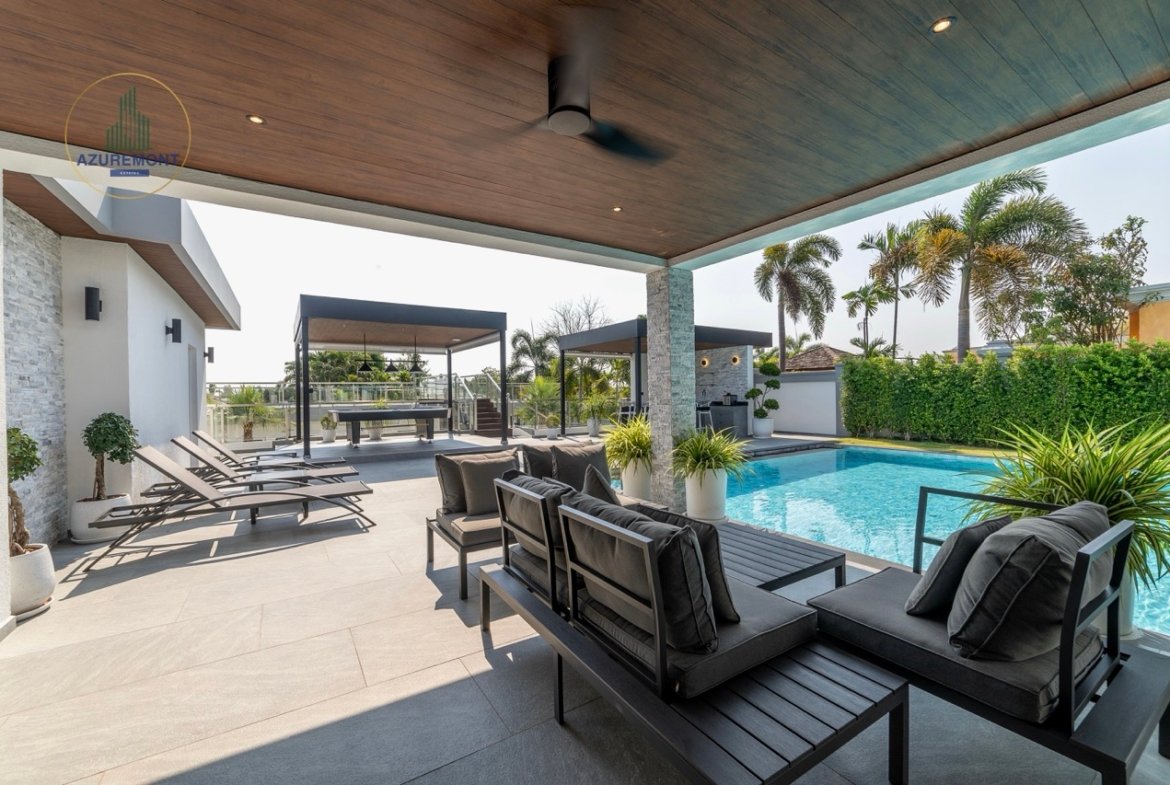 Ultra-luxury villa for sale Pattaya, Siam Royal View pool villa, Villa Melina, ocean view property Pattaya