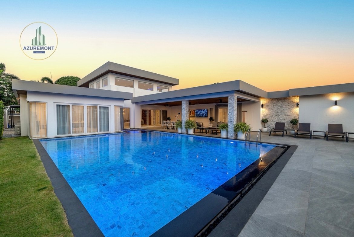 Ultra-luxury villa for sale Pattaya, Siam Royal View pool villa, Villa Melina, ocean view property Pattaya