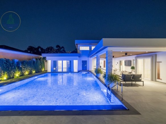 Ultra-luxury villa for sale Pattaya, Siam Royal View pool villa, Villa Melina, ocean view property Pattaya