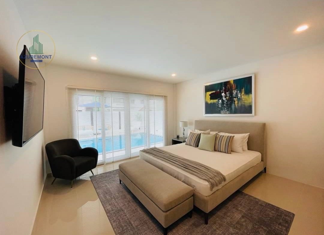 Modern Luxury Pool Villa for Rent in Casa Jomtien Pattaya | 4 Bed Walk to Beach (Pet-Friendly) | Azuremont Estates