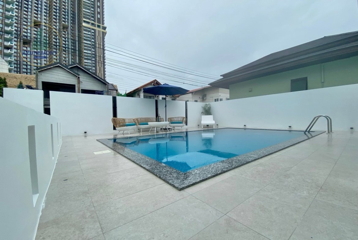Modern Luxury Pool Villa for Rent in Casa Jomtien Pattaya | 4 Bed Walk to Beach (Pet-Friendly) | Azuremont Estates