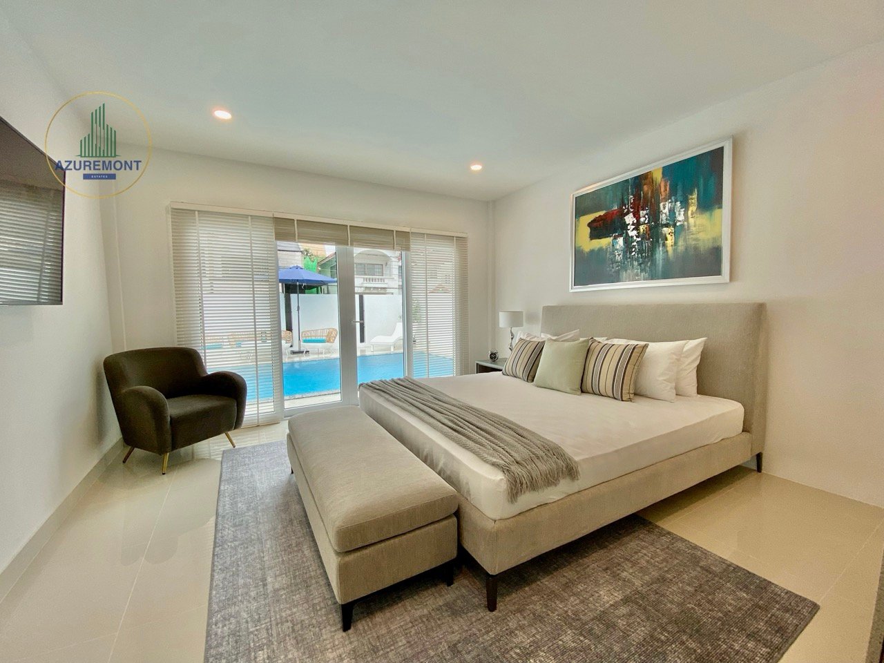 Modern Luxury Pool Villa for Rent in Casa Jomtien Pattaya | 4 Bed Walk to Beach (Pet-Friendly) | Azuremont Estates