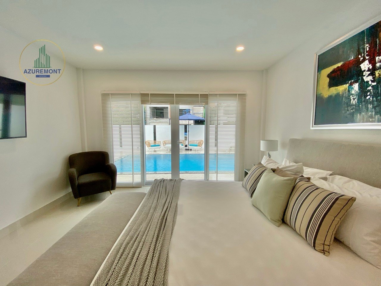 Modern Luxury Pool Villa for Rent in Casa Jomtien Pattaya | 4 Bed Walk to Beach (Pet-Friendly) | Azuremont Estates